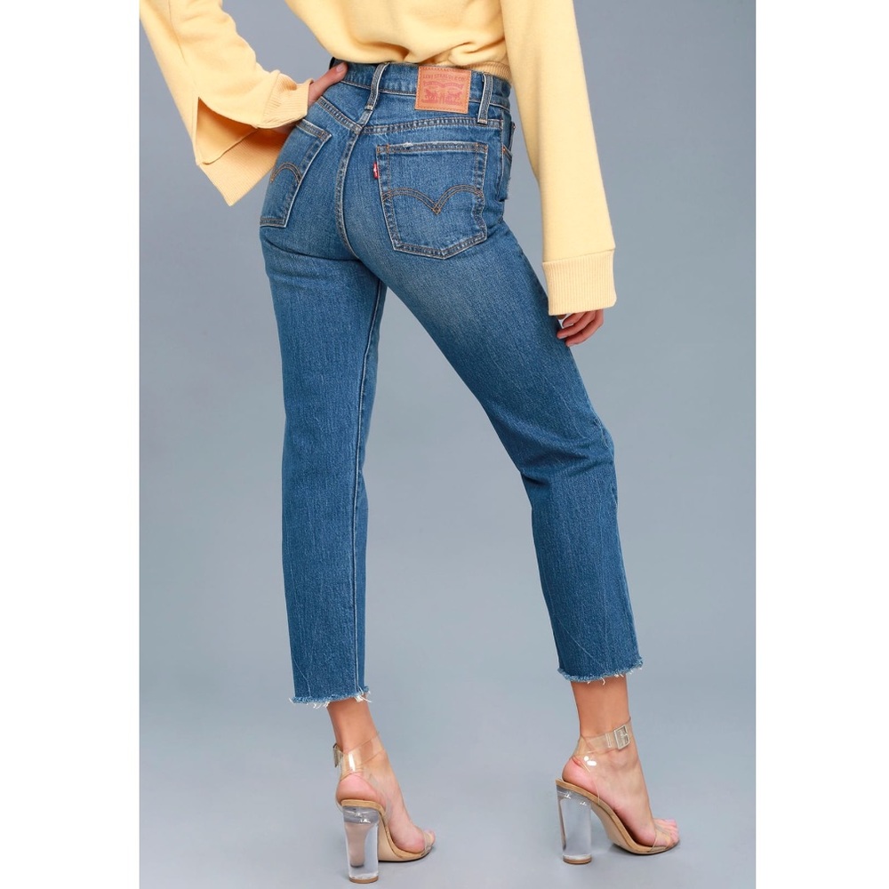 Levi’s Wedgie Fit High-Rise Straight Leg Jeans